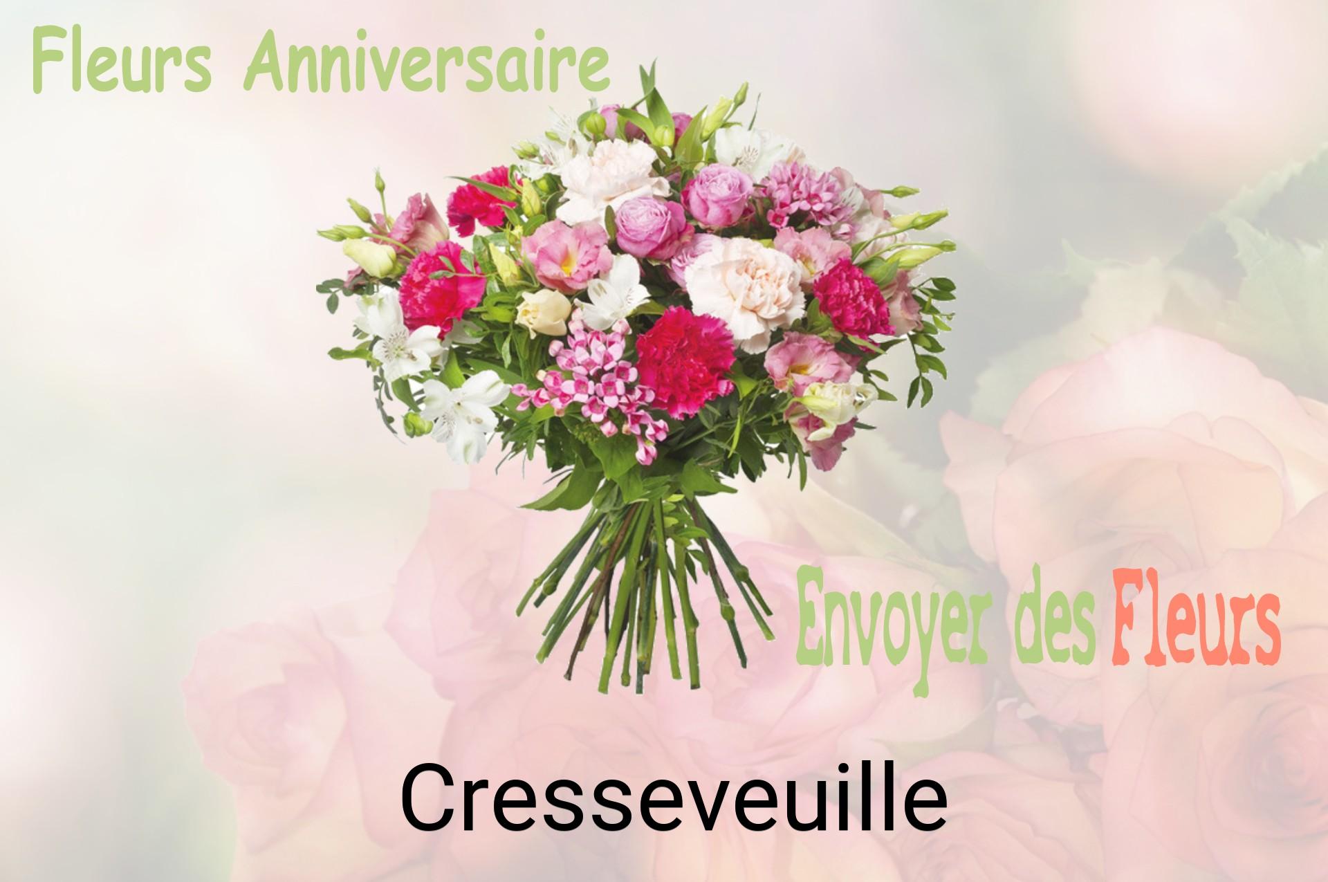 Bouquet de fleurs d’anniversaire livré à Cresseveuille