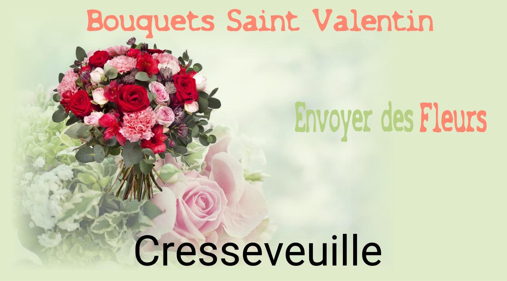 Roses de Saint-Valentin livrées à Cresseveuille